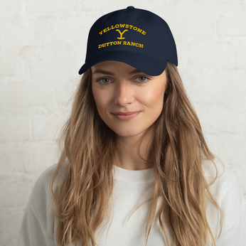 Imagem do Yellowstone Dutton Ranch Navy Logo Hat 0 0.00